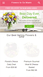 Mobile Screenshot of flowerstogomiami.com